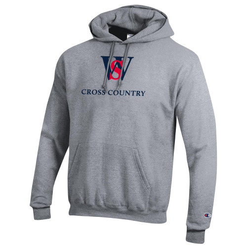  Champion Heather Grey Fleece Hoodie - WS