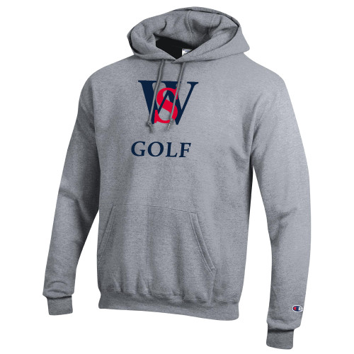  Champion Heather Grey Fleece Hoodie - WS
