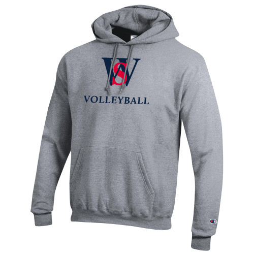  Champion Heather Grey Fleece Hoodie - WS
