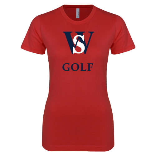 Main Image for  Next Level Womens Red Boyfriend Tee