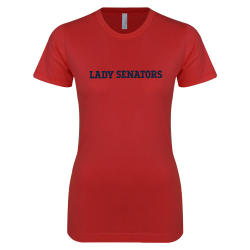 Main Image for  Next Level Womens Red Boyfriend Tee