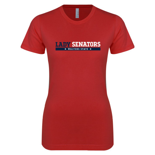 Main Image for  Next Level Womens Red Boyfriend Tee