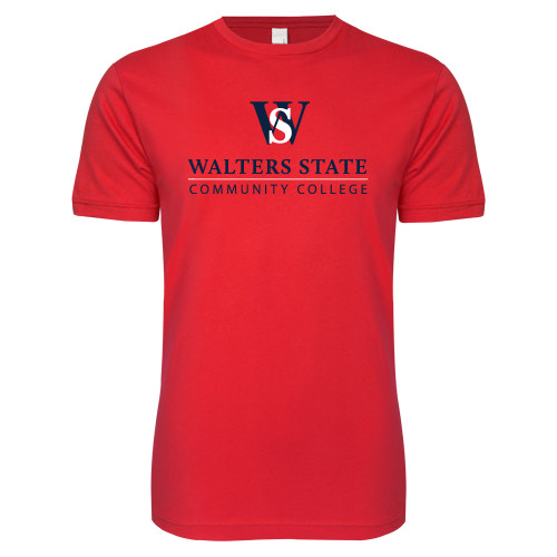  Next Level Red Softstyle T Shirt - Primary