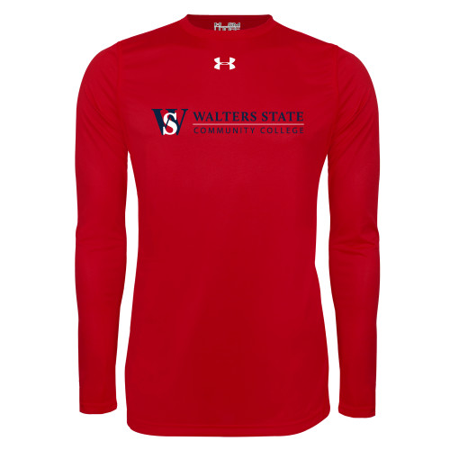  Under Armour Red Long Sleeve Tech Tee - WS Horizontal