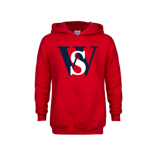  Youth Red Fleece Hoodie - WS