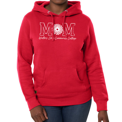  Fall Rush Ladies Red Sponge Fleece Hoodie - WSCC mom