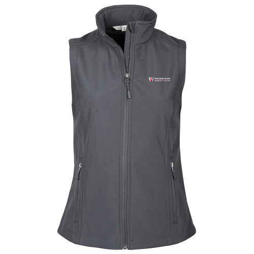  Womens Charcoal Core Softshell Vest - WS Horizontal