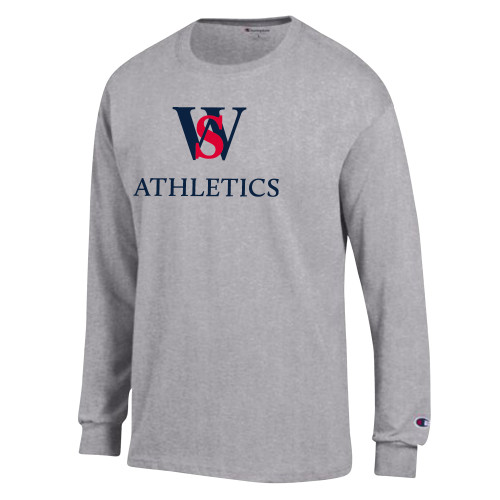  Champion Oxford Grey Long Sleeve T Shirt - WS