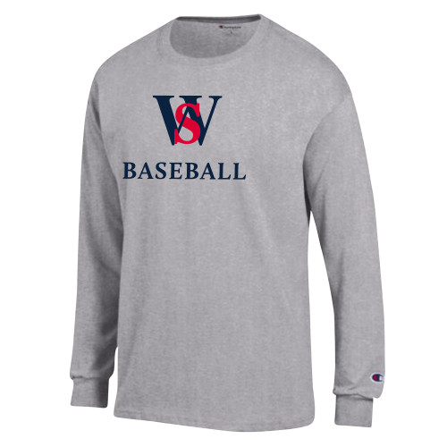  Champion Oxford Grey Long Sleeve T Shirt - WS