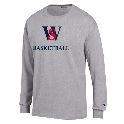  Champion Oxford Grey Long Sleeve T Shirt - WS