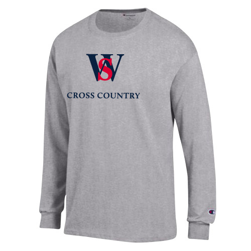  Champion Oxford Grey Long Sleeve T Shirt - WS