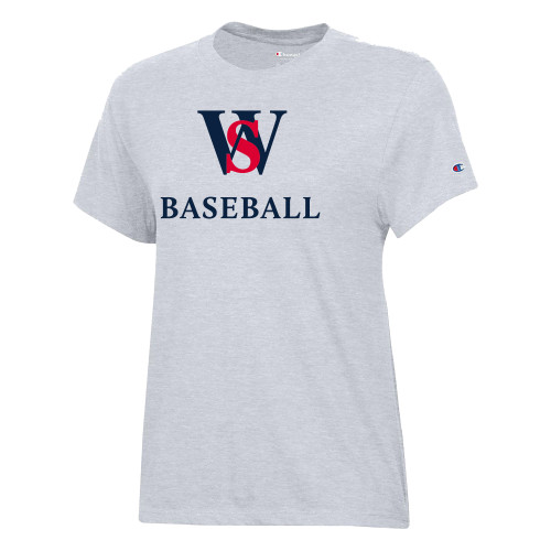  Champion Womens Oxford Grey Core Short Sleeve Tee - WS