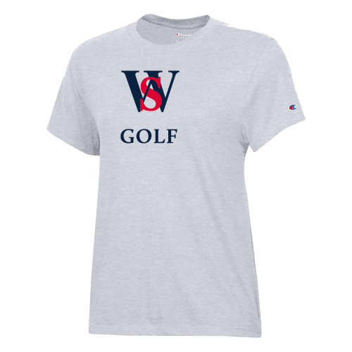  Champion Womens Oxford Grey Core Short Sleeve Tee - WS