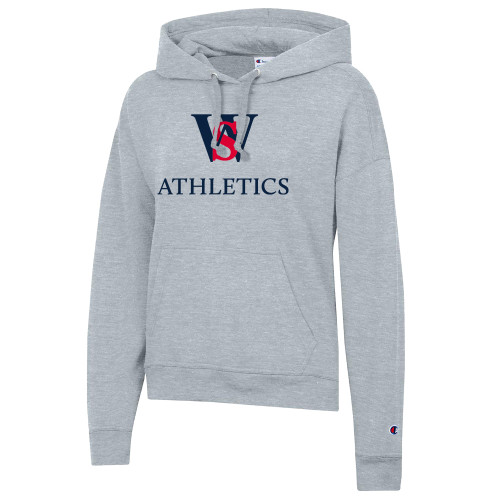  Champion Womens Oxford Grey Powerblend Pullover Hood - WS