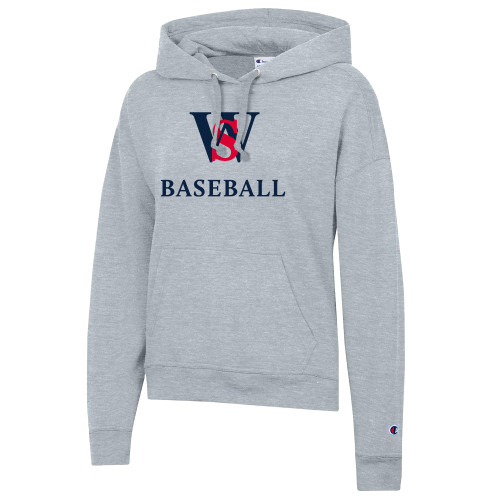  Champion Womens Oxford Grey Powerblend Pullover Hood - WS