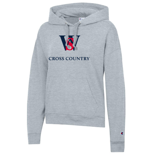  Champion Womens Oxford Grey Powerblend Pullover Hood - WS