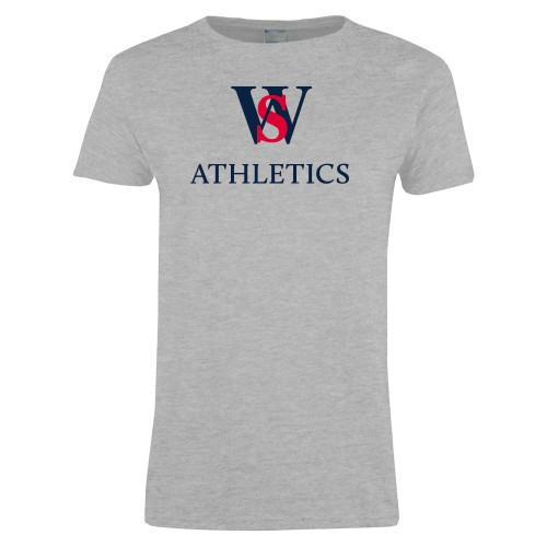  Womens Grey Short Sleeve Tee - WS