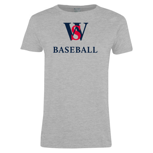  Womens Grey Short Sleeve Tee - WS