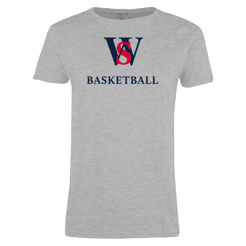  Womens Grey Short Sleeve Tee - WS