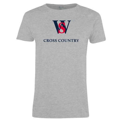  Womens Grey Short Sleeve Tee - WS