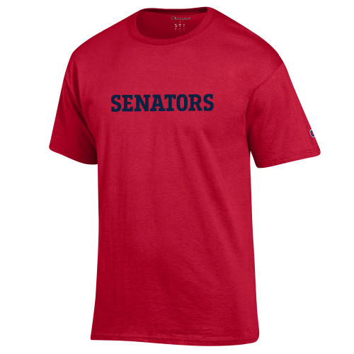  Champion Scarlet Red T Shirt - Senators