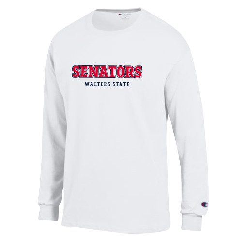 Main Image for  Champion White Long Sleeve T Shirt