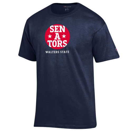  Champion Navy T Shirt - Senators Badge