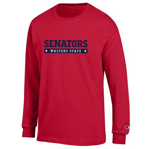 Main Image for  Champion Red Long Sleeve T Shirt