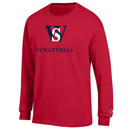 Main Image for  Champion Red Long Sleeve T Shirt