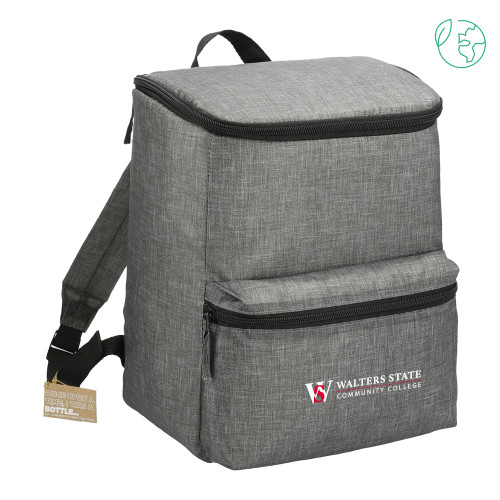  Excursion Charcoal Recycled 20 Can Backpack Cooler - WS Horizontal
