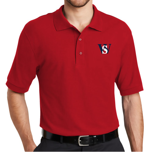 Red Silk Touch Polo - WS