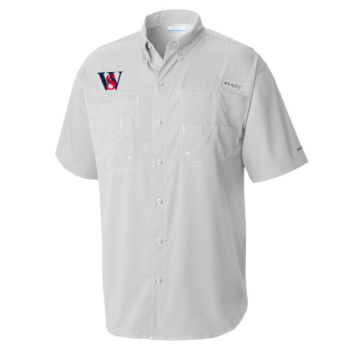 Columbia Cool Grey Tamiami Performance Short Sleeve Shirt - WS