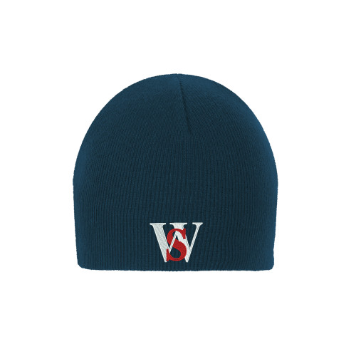  Navy Knit Beanie - WS
