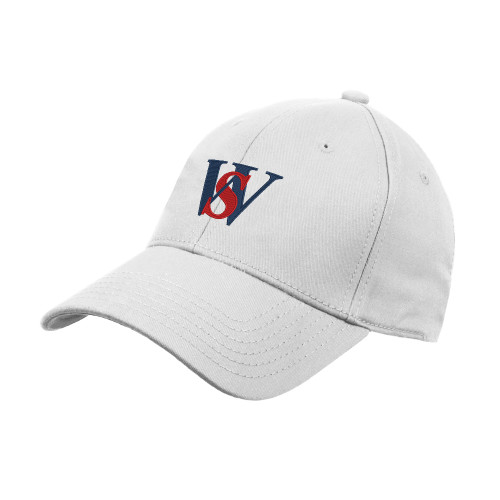  White Structured Adjustable Pro Style Hat - WS