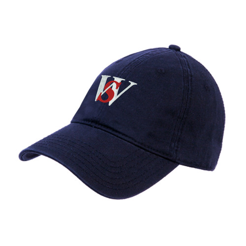  Navy Unstructured Adjustable Low Profile Hat - WS