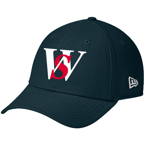  New Era Navy Diamond Era 39Thirty Stretch Fit Hat - WS