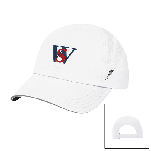  Womens White Performance Cap - WS