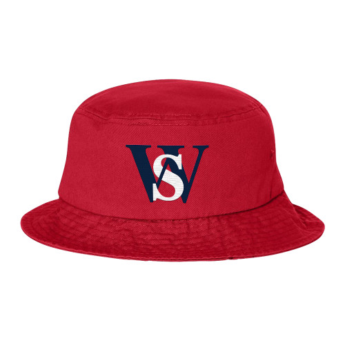  Sportsman Red Bucket Hat - WS