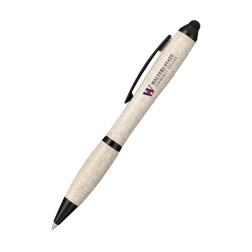  Nash Wheat Straw Ballpoint Beige Stylus Pen - WS Horizontal