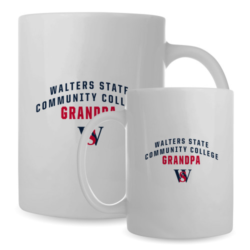  Full Color White Mug 15oz - Grandpa