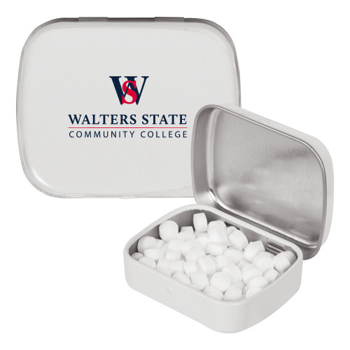  White Rectangular Peppermint Tin - Primary