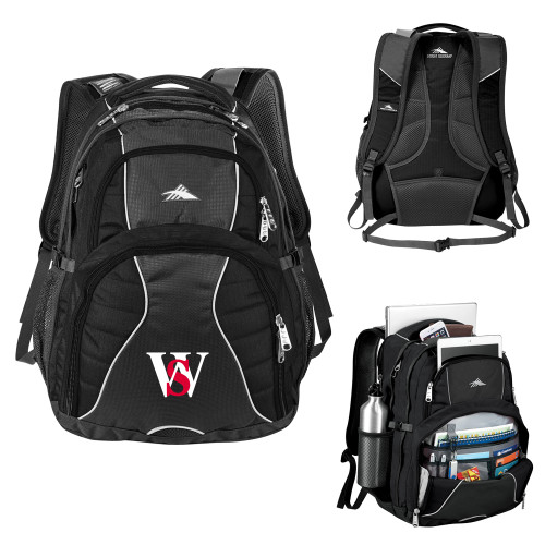  High Sierra Black Swerve Computer Backpack - WS