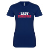 Thumbnail image for  Next Level Womens Navy Boyfriend Tee