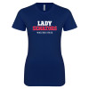 Thumbnail image for  Next Level Womens Navy Boyfriend Tee