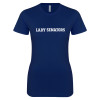Thumbnail image for  Next Level Womens Navy Boyfriend Tee