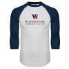 Thumbnail image for  White/Navy Raglan Baseball T Shirt