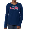 Thumbnail image for  Fall Rush Ladies Navy Long Sleeve Tee