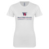 Thumbnail image for  Next Level Womens White Boyfriend Tee