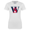Thumbnail image for  Next Level Womens White Boyfriend Tee