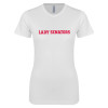 Thumbnail image for  Next Level Womens White Boyfriend Tee